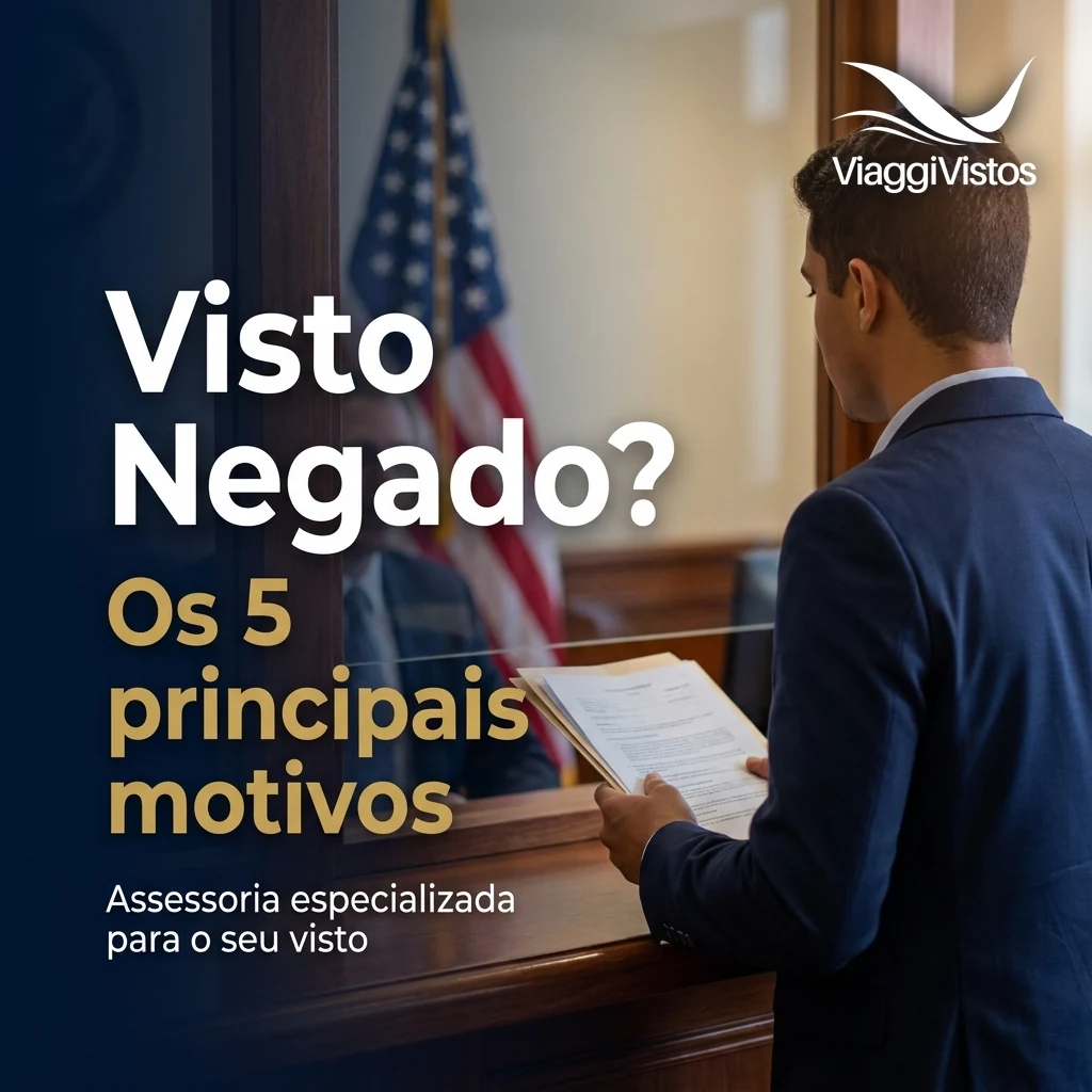 Visto americano negado: os 5 principais motivos de recusa