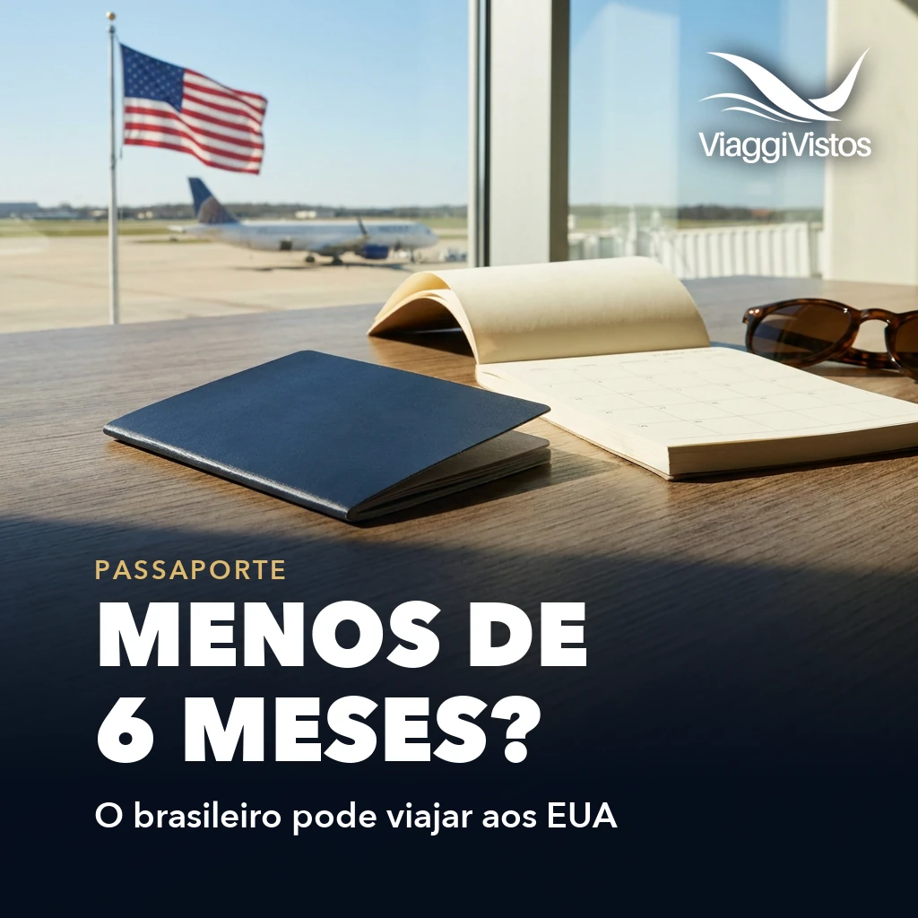 Passaporte com menos de 6 meses de validade: posso viajar para os EUA?